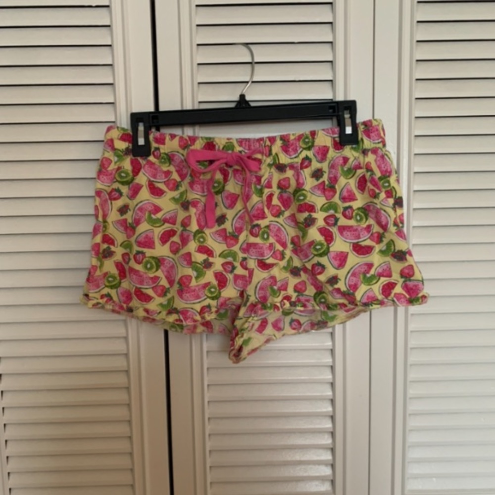 Pink and Yellow Summer Sleep Shorts